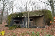 Blockhaus voor een 25mm anti-tankkanon en een 8mm Hotchkiss mitrailleur